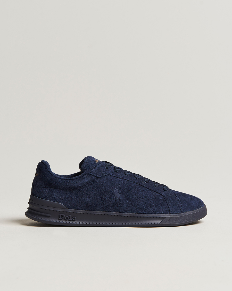 Herr | Polo Ralph Lauren Heritage Court Suede Sneaker Hunter Navy | Polo Ralph Lauren | Heritage Court Suede Sneaker Hunter Navy