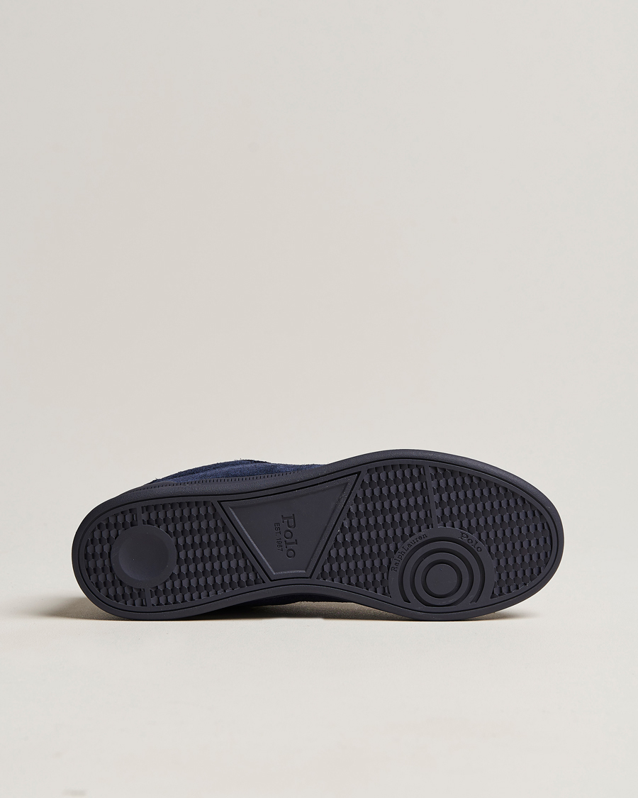Herr | Polo Ralph Lauren Heritage Court Suede Sneaker Hunter Navy | Polo Ralph Lauren | Heritage Court Suede Sneaker Hunter Navy