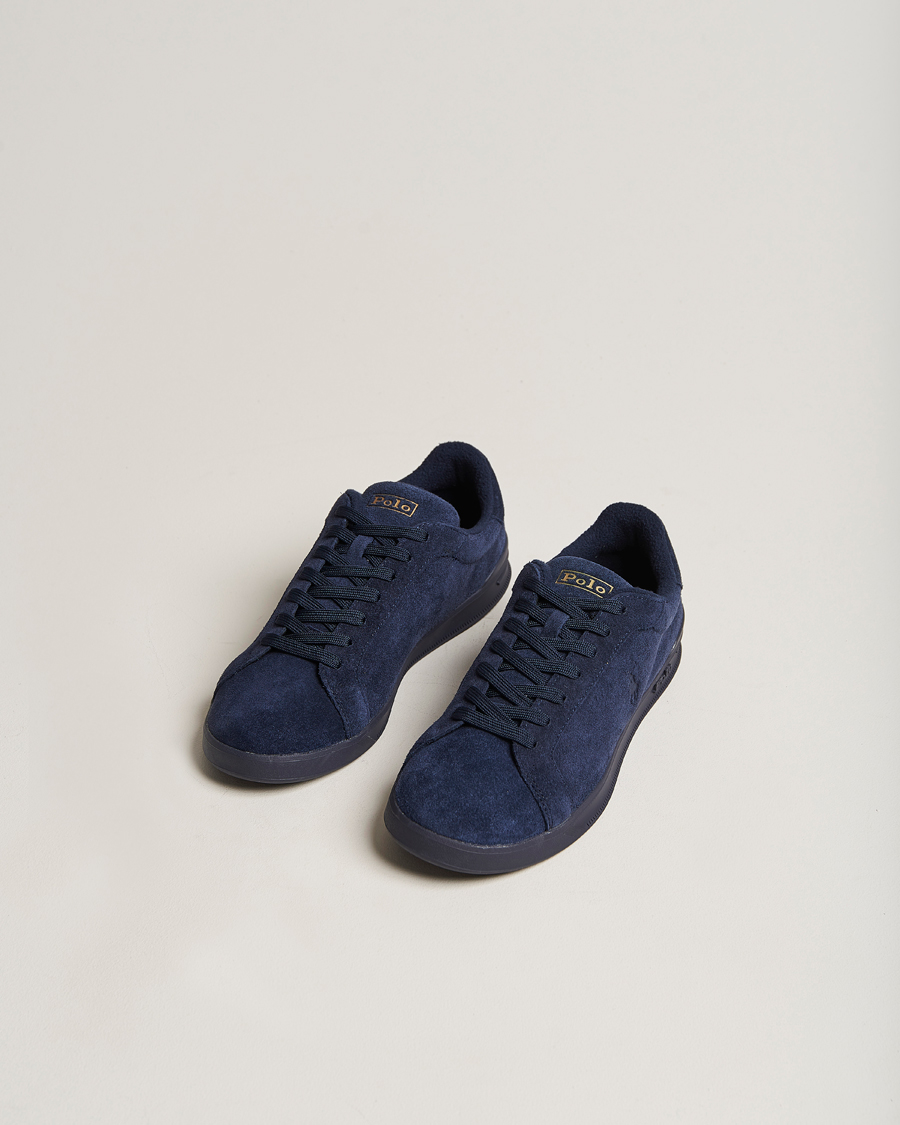 Herr | Polo Ralph Lauren Heritage Court Suede Sneaker Hunter Navy | Polo Ralph Lauren | Heritage Court Suede Sneaker Hunter Navy