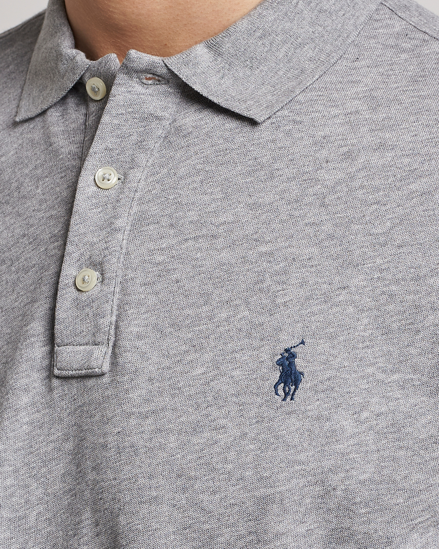 Herr | Pikéer | Polo Ralph Lauren | Custom Fit Spa Terry Polo Andover Heather