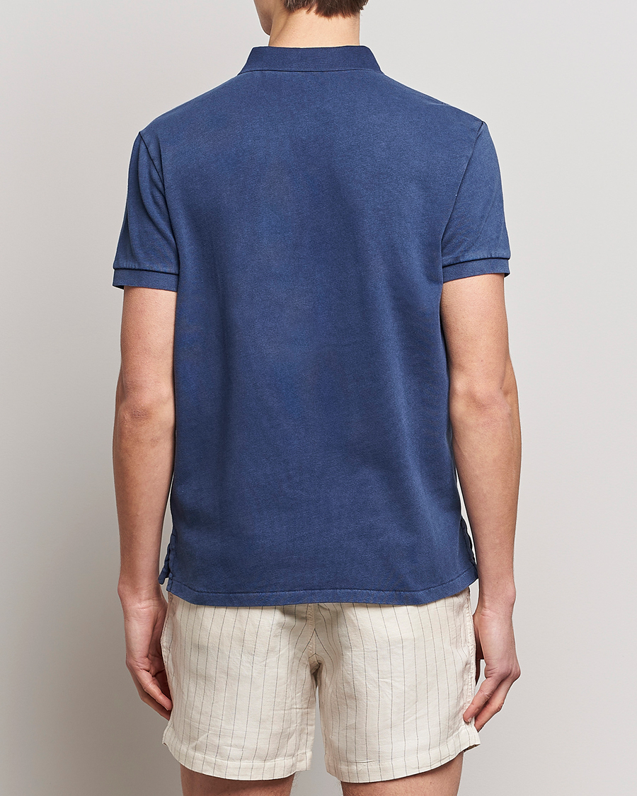 Herr | Pikéer | Polo Ralph Lauren | Custom Fit Spa Terry Polo Newport Navy