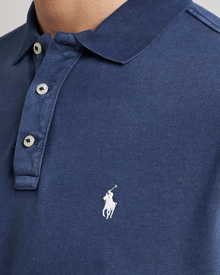 Herr | Pikéer | Polo Ralph Lauren | Custom Fit Spa Terry Polo Newport Navy