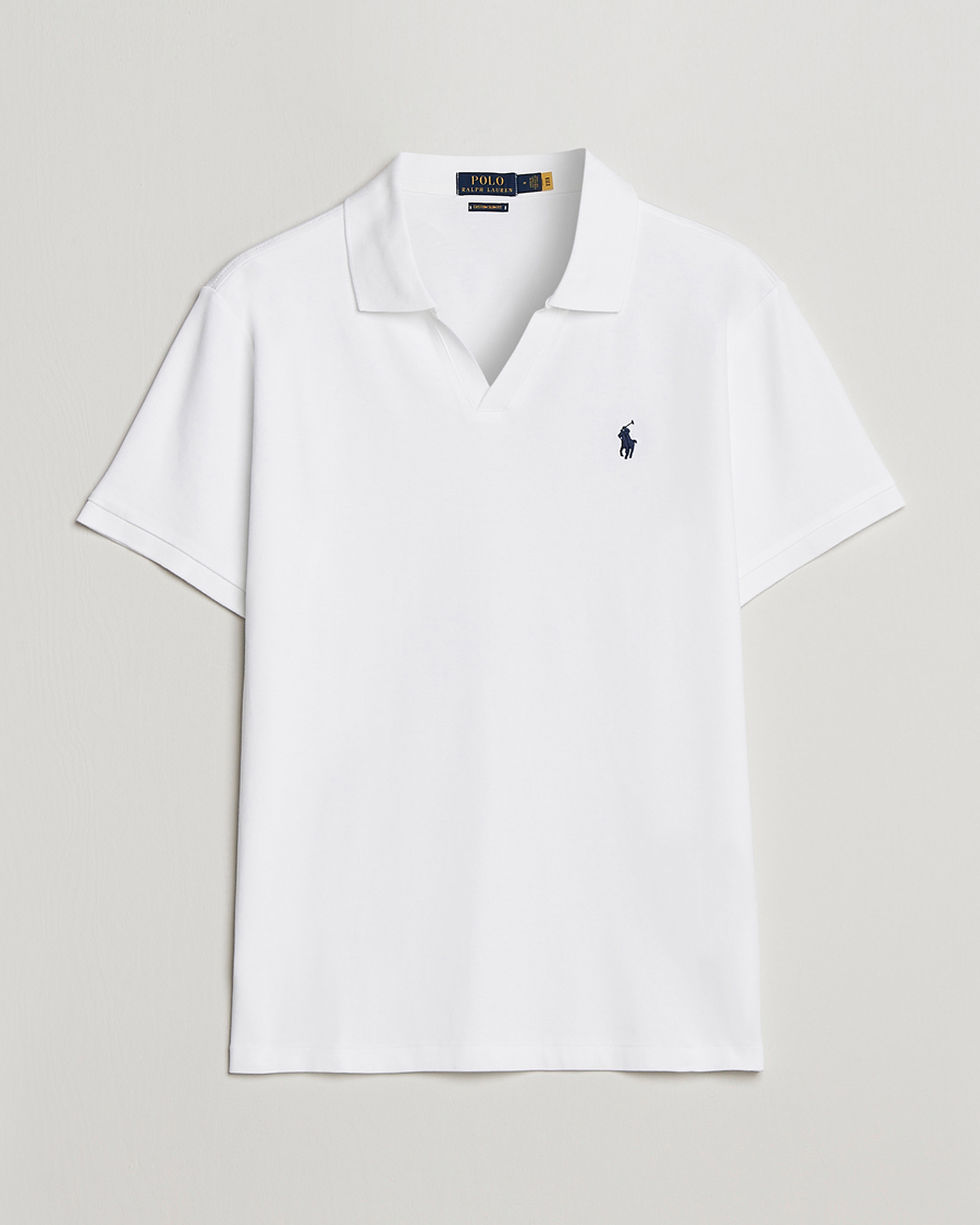 Herr | Pikéer | Polo Ralph Lauren | Luxury Cotton Polo White