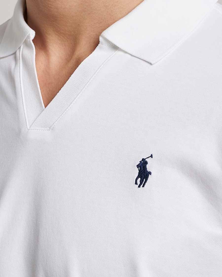Herr | Pikéer | Polo Ralph Lauren | Luxury Cotton Polo White