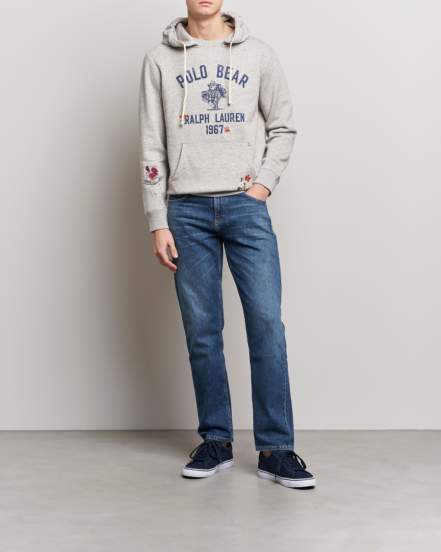 Herr | Tröjor | Polo Ralph Lauren | Vintage Fleece Polo Bear Hoodie Brooklyn Heather
