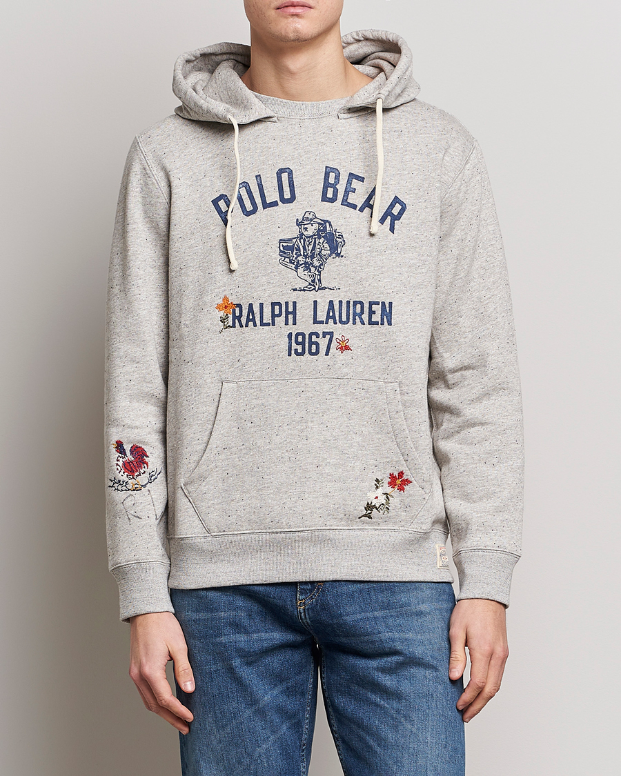 Herr | Tröjor | Polo Ralph Lauren | Vintage Fleece Polo Bear Hoodie Brooklyn Heather