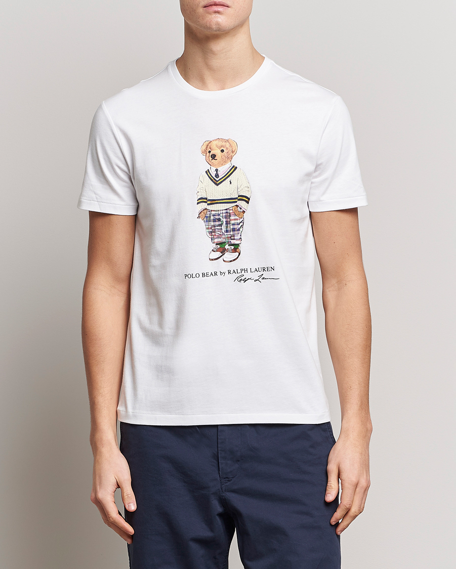 Herr |  | Polo Ralph Lauren | Printed Heritage Bear Crew Neck T-Shirt White