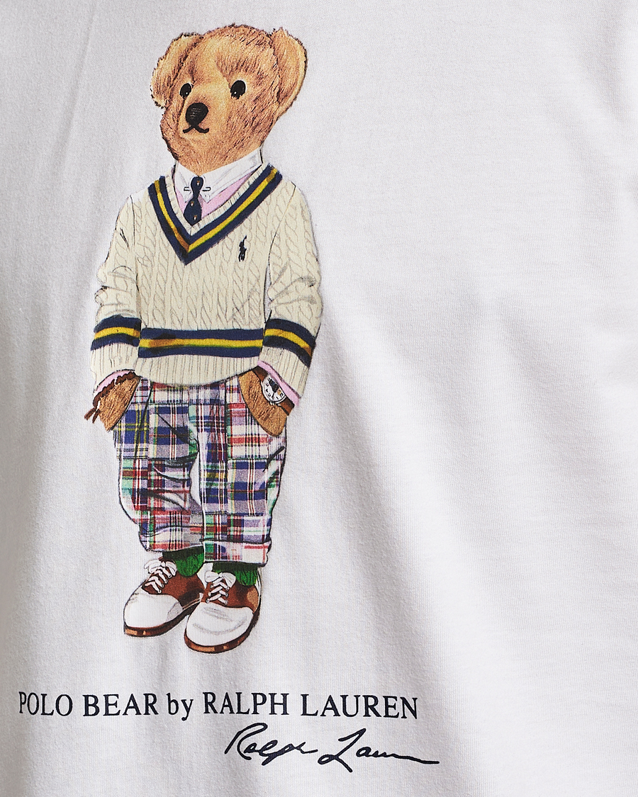Herr | T-Shirts | Polo Ralph Lauren | Printed Heritage Bear Crew Neck T-Shirt White