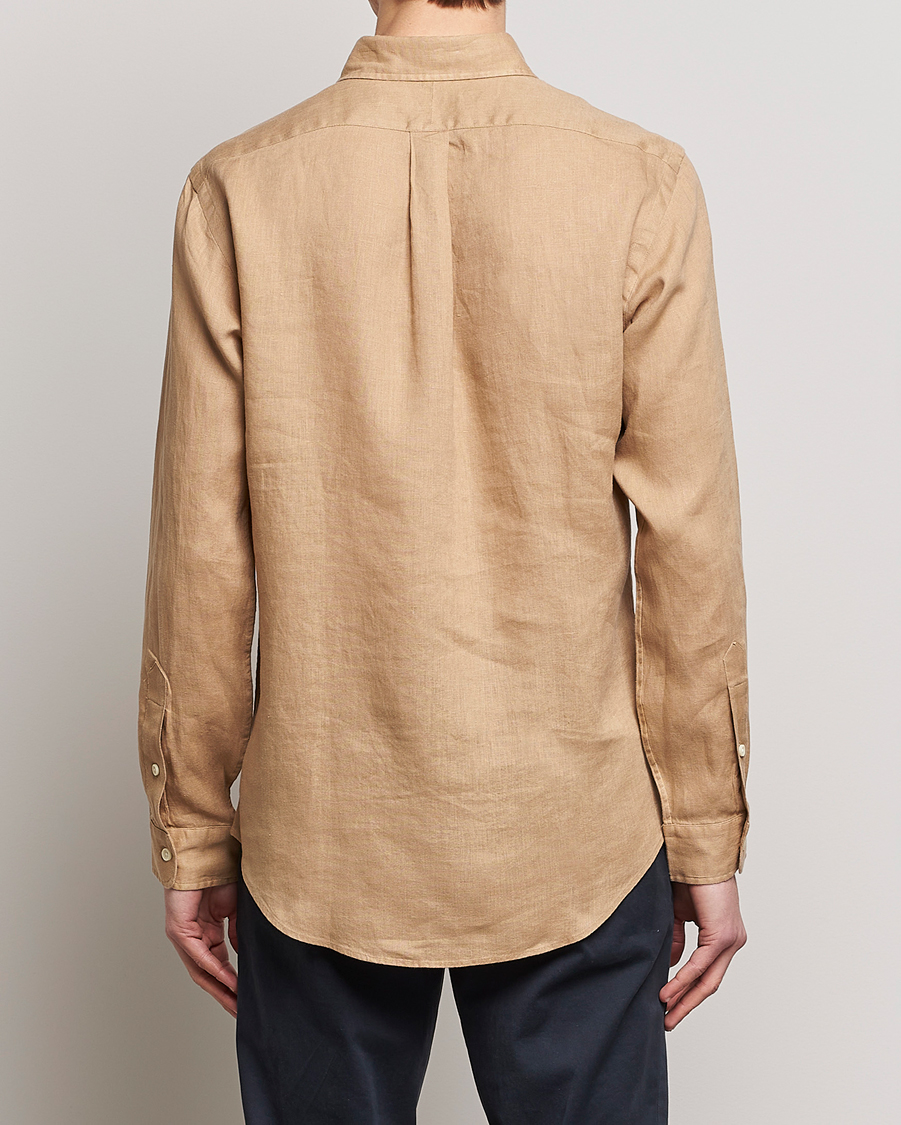 Herr | Skjortor | Polo Ralph Lauren | Custom Fit Linen Button Down Vintage Khaki