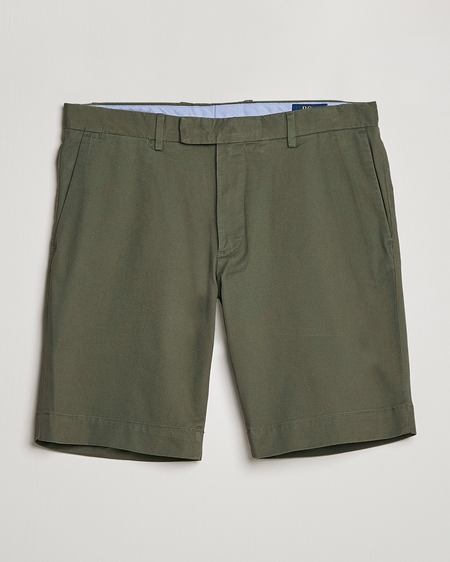 Herr | Shorts | Polo Ralph Lauren | Tailored Slim Fit Shorts Fossil Green