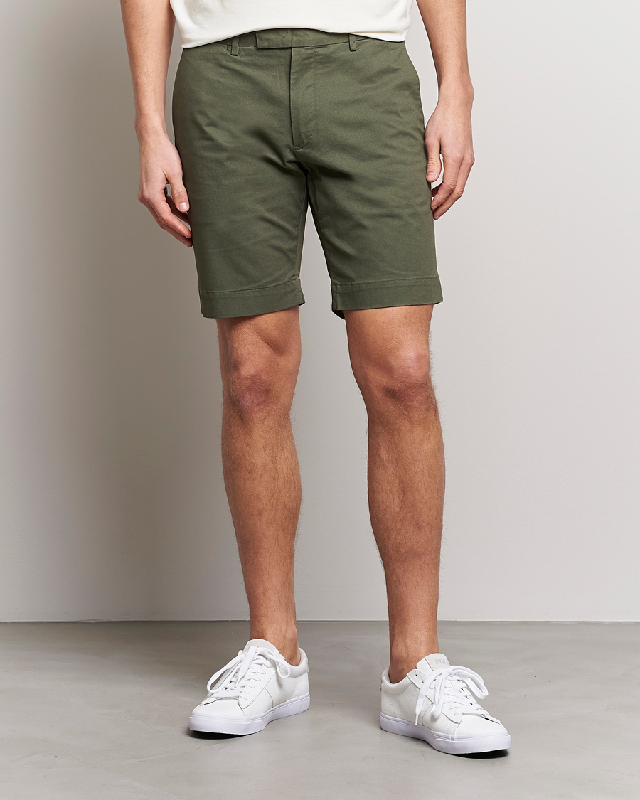 Herr | Kläder | Polo Ralph Lauren | Tailored Slim Fit Shorts Fossil Green