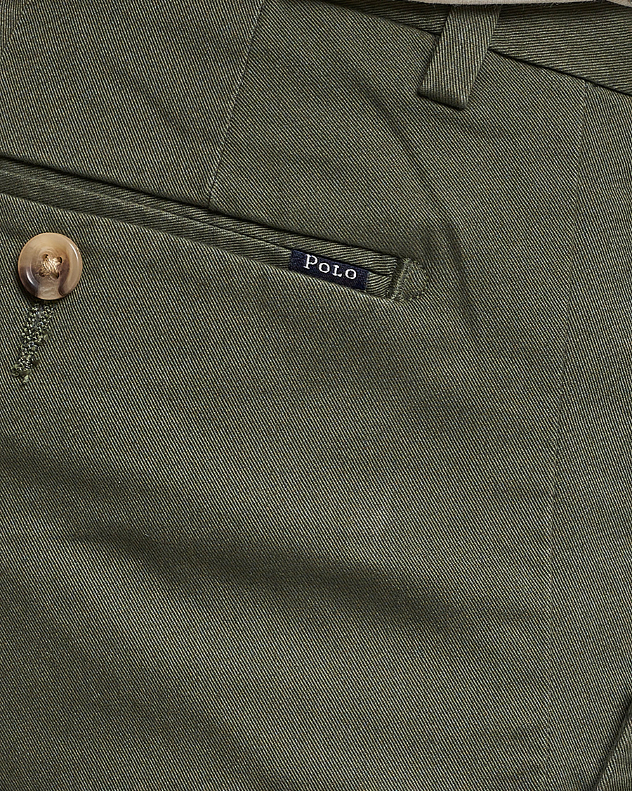 Herr | Shorts | Polo Ralph Lauren | Tailored Slim Fit Shorts Fossil Green