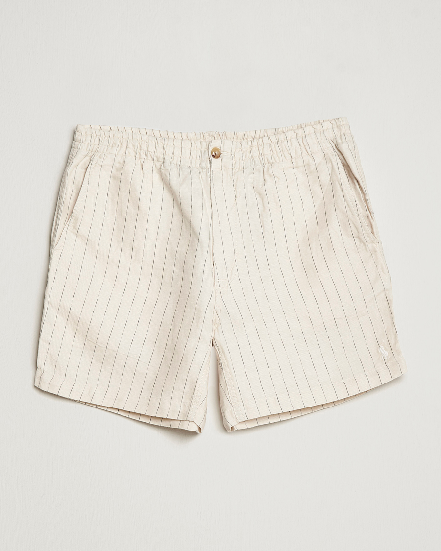 Herr | Shorts | Polo Ralph Lauren | Prepster Linen/Tencel Pinstripe Shorts Andover Cream