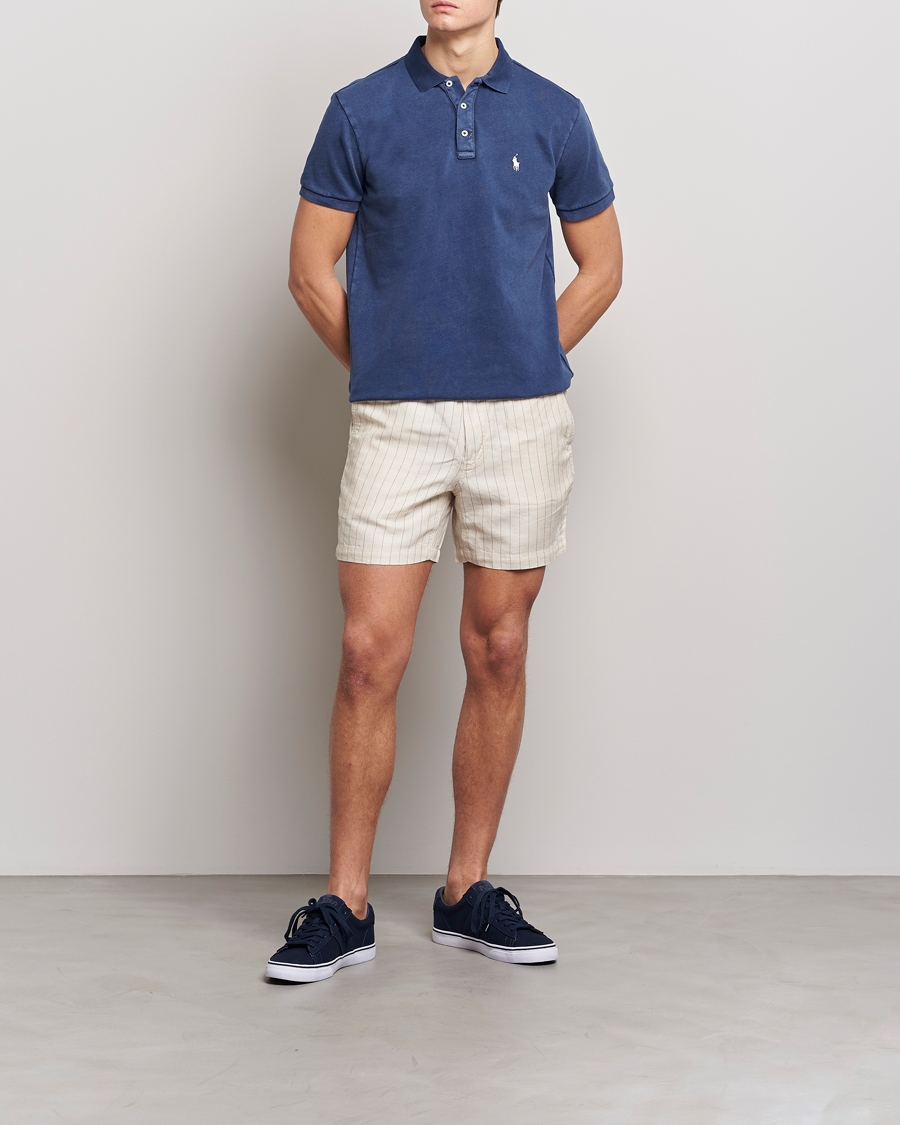 Herr | Shorts | Polo Ralph Lauren | Prepster Linen/Tencel Pinstripe Shorts Andover Cream