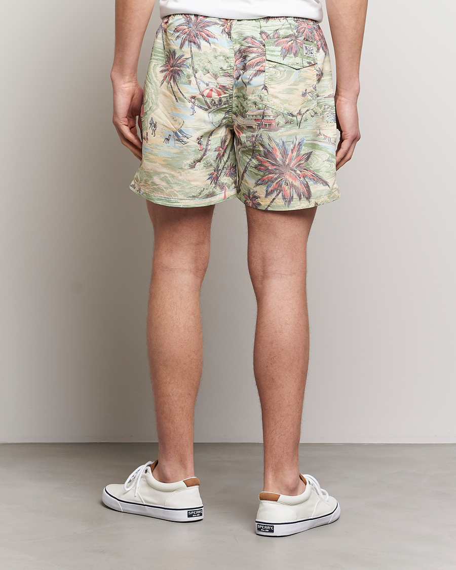 Herr | Badbyxor | Polo Ralph Lauren | Hawaiian Bazar Swimshorts Beach Green