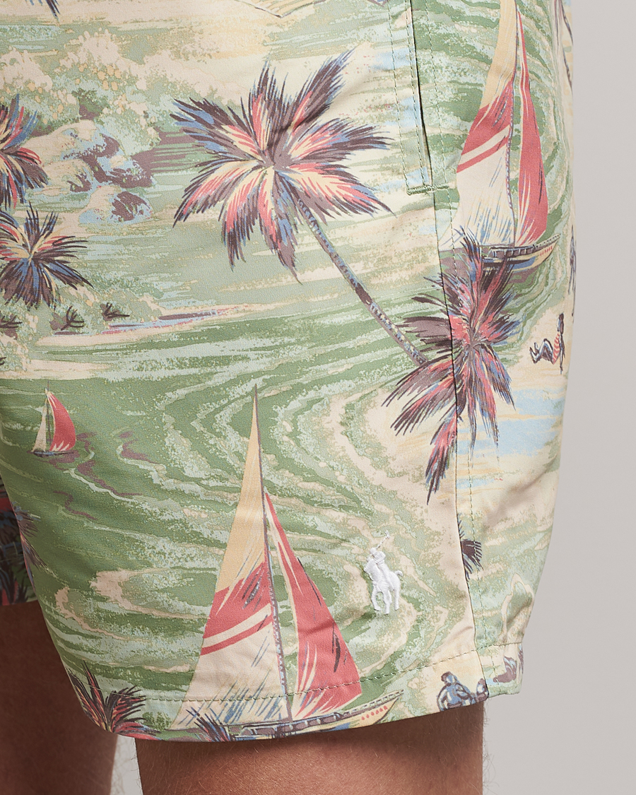 Herr | Badbyxor | Polo Ralph Lauren | Hawaiian Bazar Swimshorts Beach Green