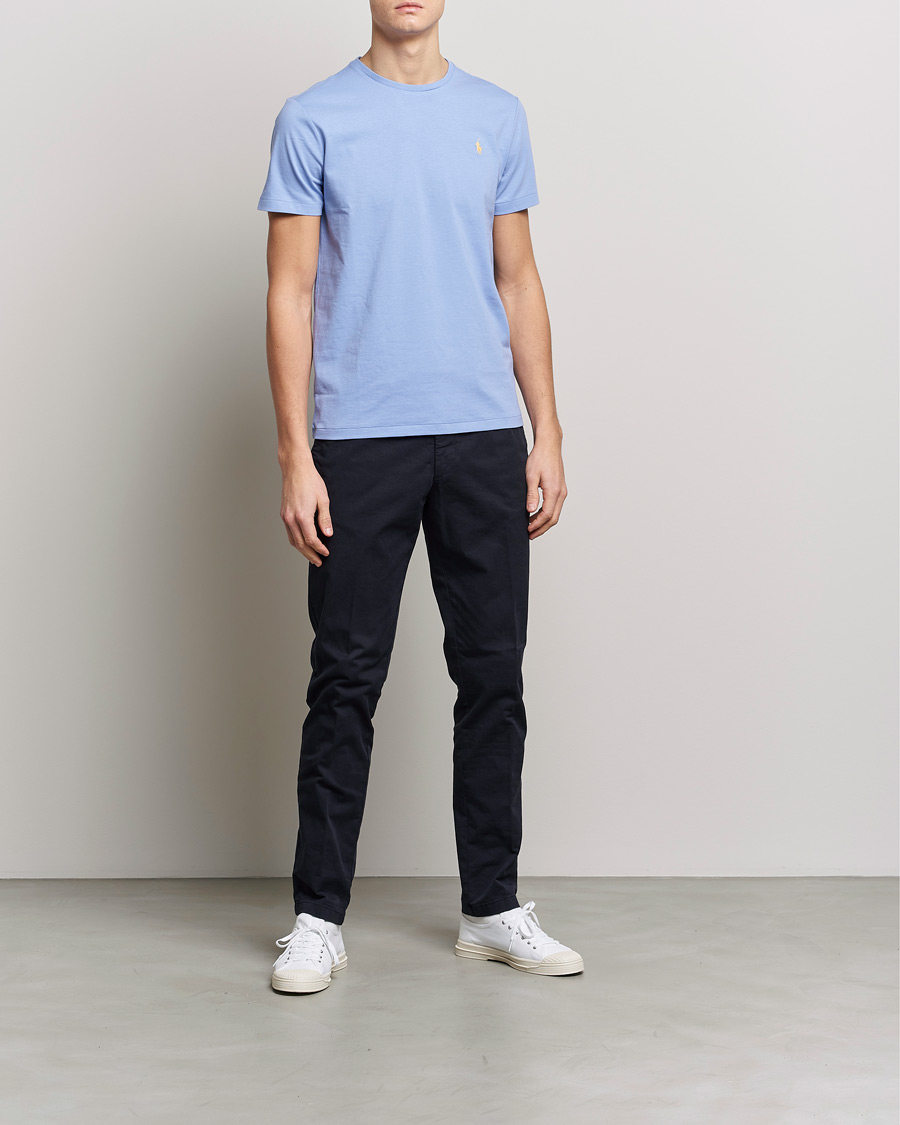 Herr | T-Shirts | Polo Ralph Lauren | Crew Neck T-Shirt Lafayette Blue