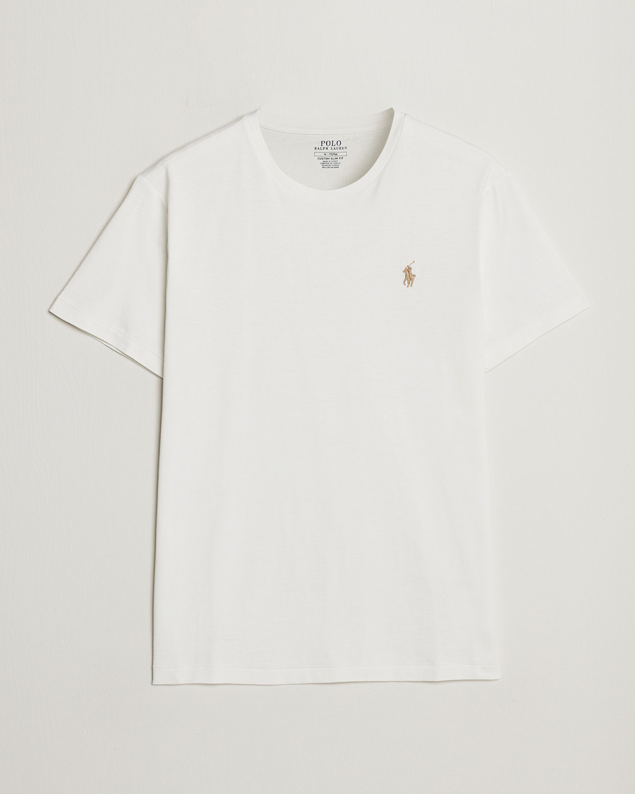 Herr | T-Shirts | Polo Ralph Lauren | Crew Neck T-Shirt Deckwash White