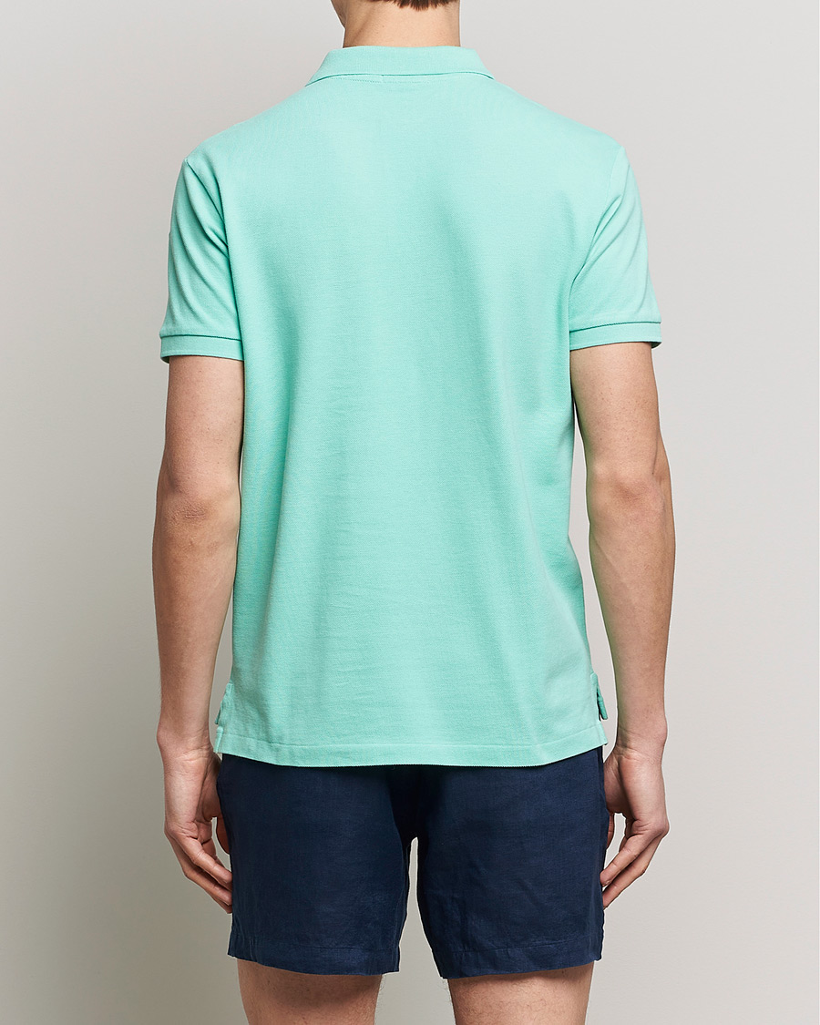 Herr | Pikéer | Polo Ralph Lauren | Custom Slim Fit Polo Aqua Verde