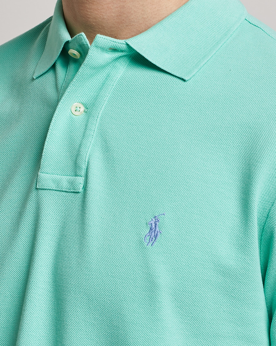 Herr | Pikéer | Polo Ralph Lauren | Custom Slim Fit Polo Aqua Verde