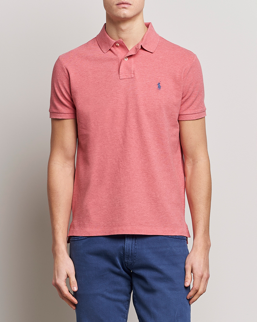 Herr | Pikéer | Polo Ralph Lauren | Custom Slim Fit Polo Highland Rose Heather