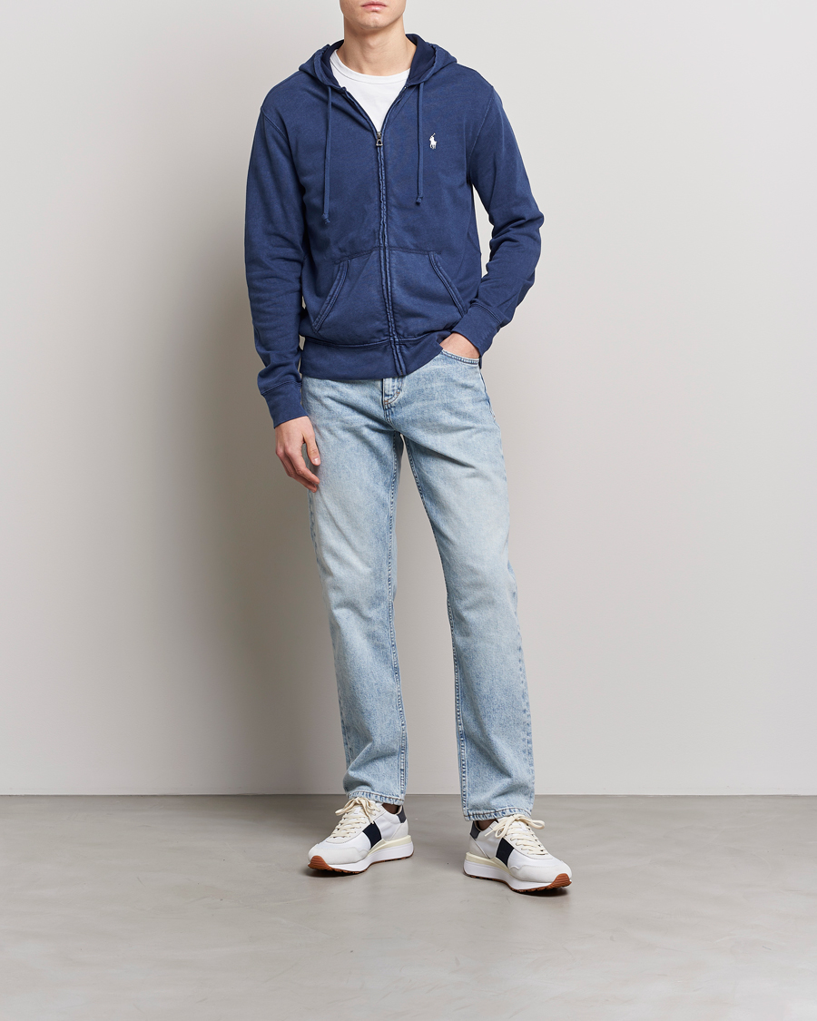 Herr | Tröjor | Polo Ralph Lauren | Spa Terry Full Zip Hoodie Newport Navy