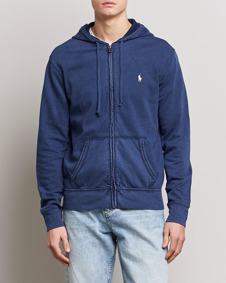 Herr | Tröjor | Polo Ralph Lauren | Spa Terry Full Zip Hoodie Newport Navy