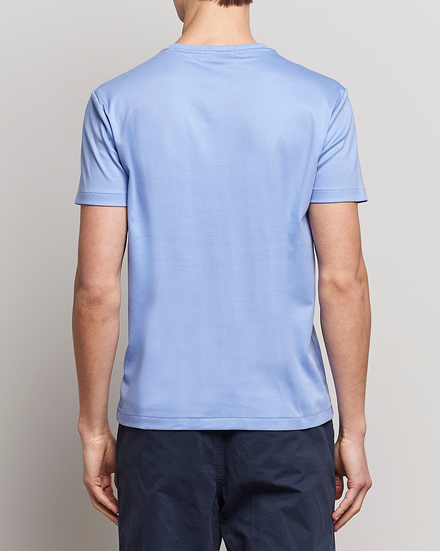 Herr | T-Shirts | Polo Ralph Lauren | Luxury Pima Cotton Crew Neck T-Shirt Lafayette Blue