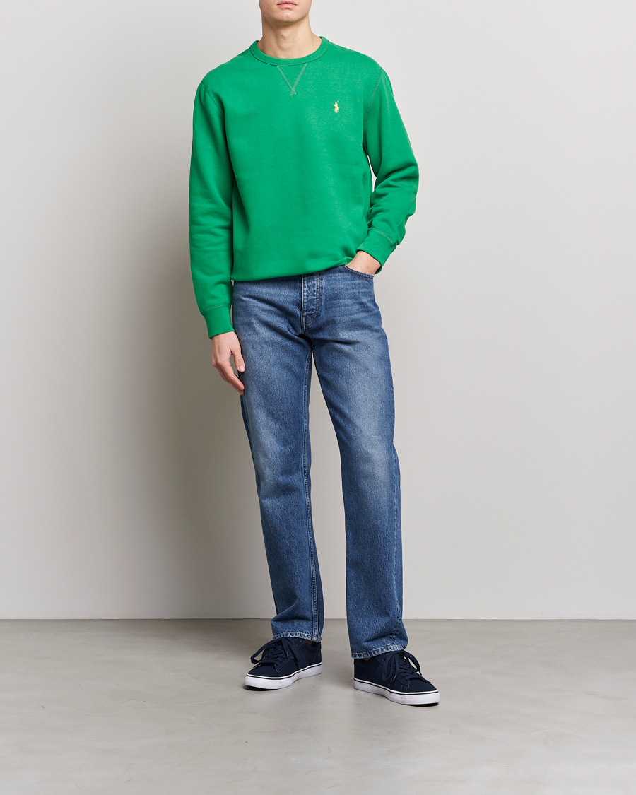 Herr | Tröjor | Polo Ralph Lauren | Crew Neck Sweatshirt Optic Green