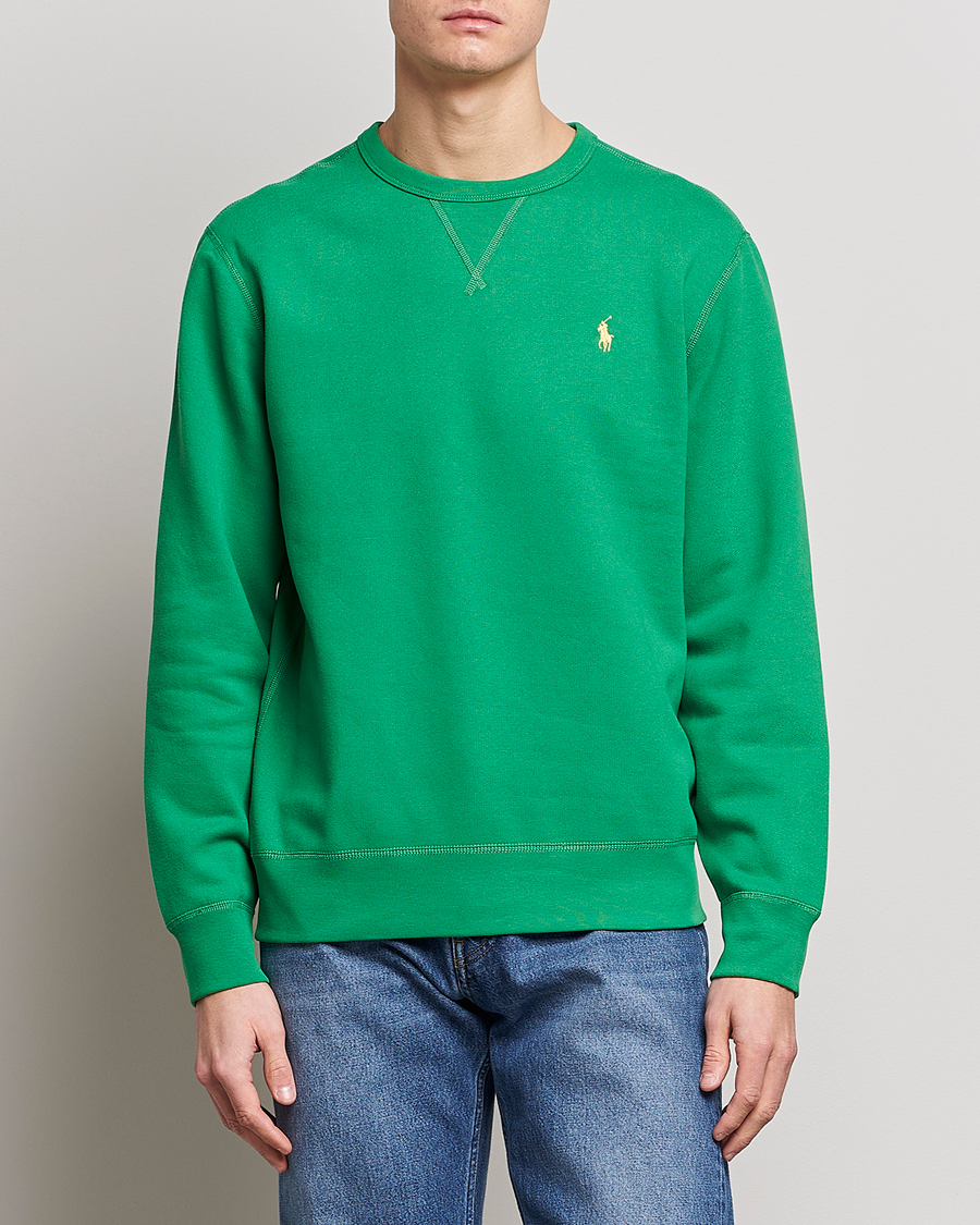 Herr | Tröjor | Polo Ralph Lauren | Crew Neck Sweatshirt Optic Green