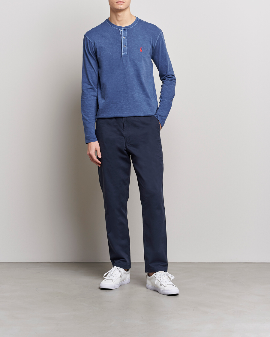 Herr | Tröjor | Polo Ralph Lauren | Slub Jersey Henley Old Royal