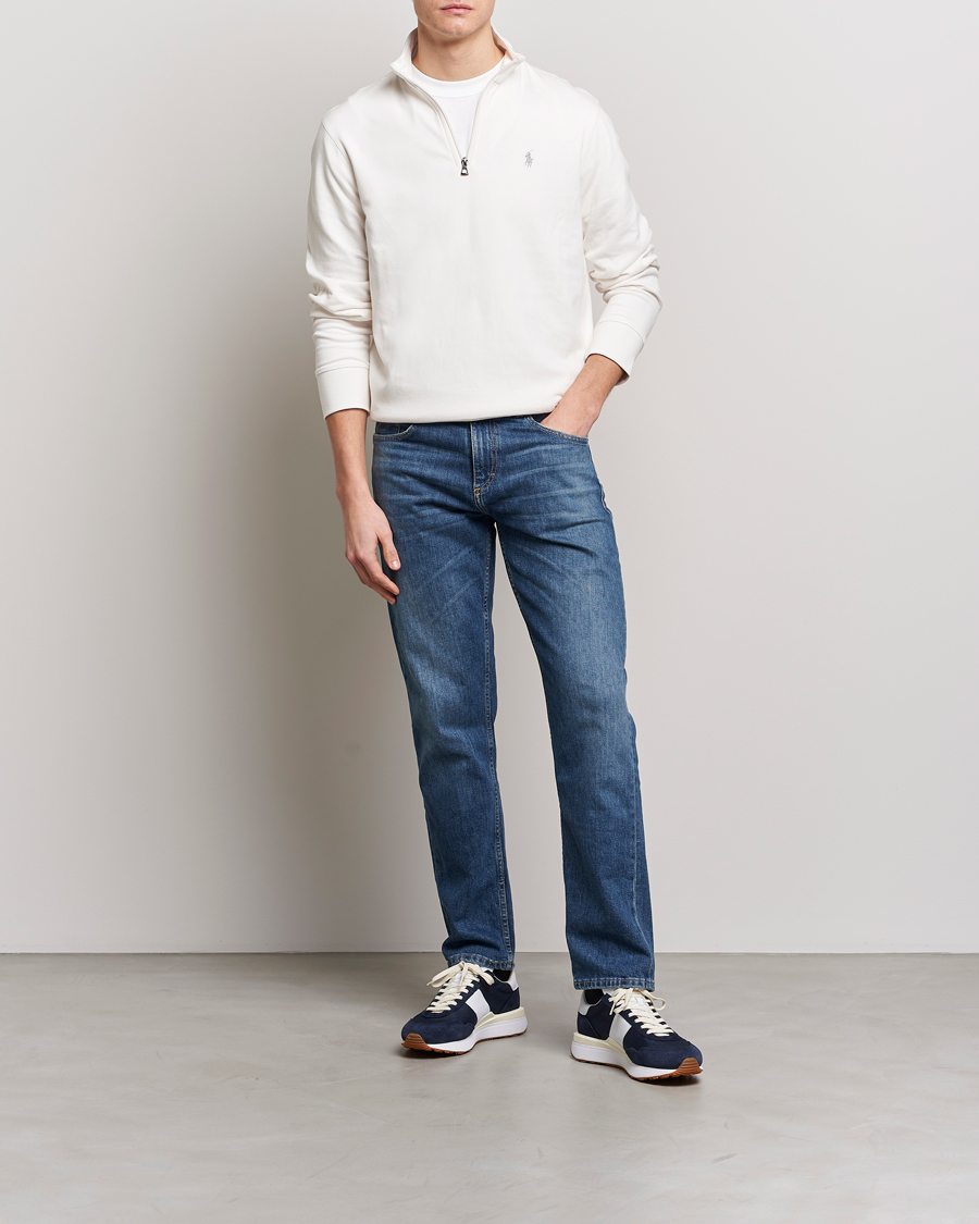 Herr | Tröjor | Polo Ralph Lauren | Double Knit Half-Zip Sweater Nevis