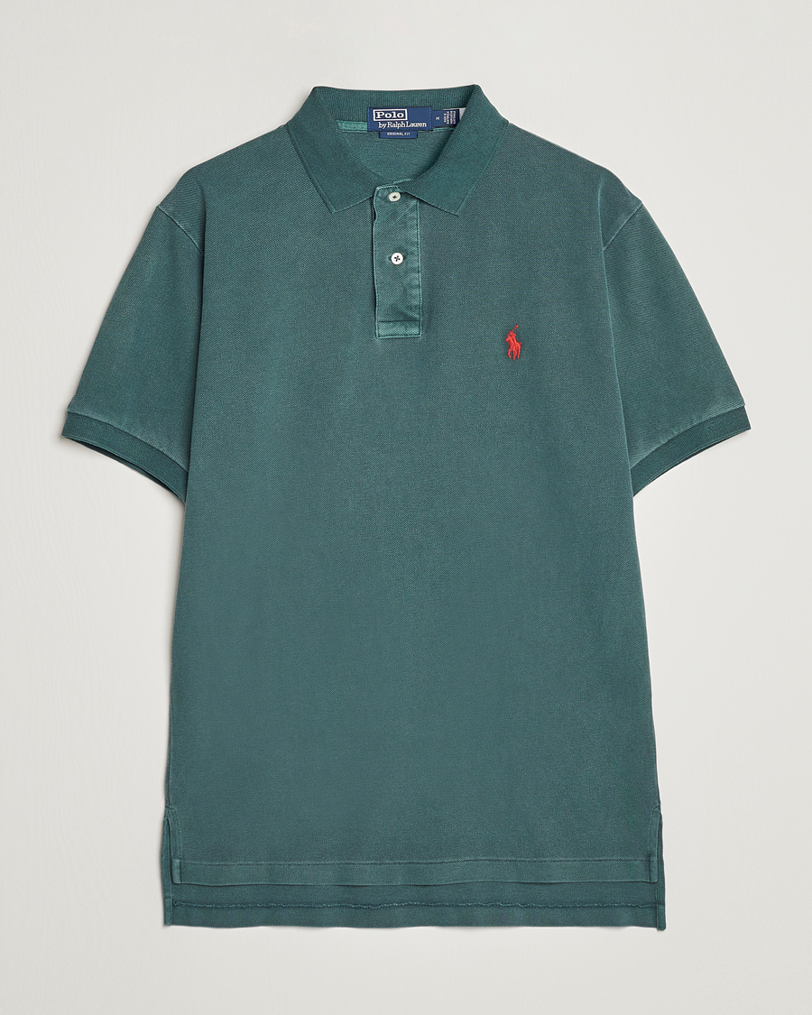 Herr | Pikéer | Polo Ralph Lauren | Heritage Mesh Polo Forest Green