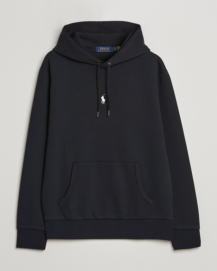 Herr | Tröjor | Polo Ralph Lauren | Double Knit Center Logo Hoodie Black