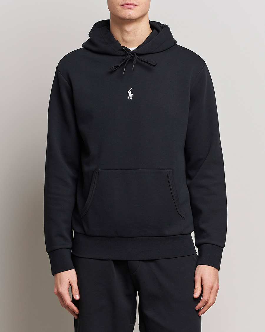 Herr | Tröjor | Polo Ralph Lauren | Double Knit Center Logo Hoodie Black