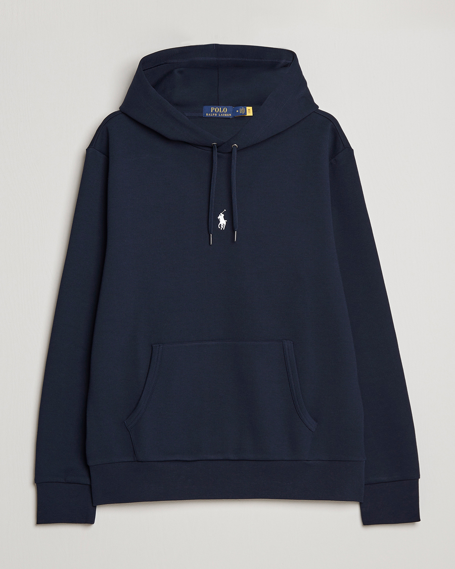 Herr | Tröjor | Polo Ralph Lauren | Double Knit Center Logo Hoodie Aviator Navy