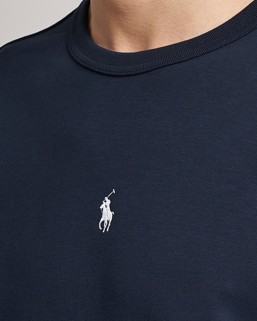 Herr | Tröjor | Polo Ralph Lauren | Double Knit Center Logo Sweatshirt Aviator Navy