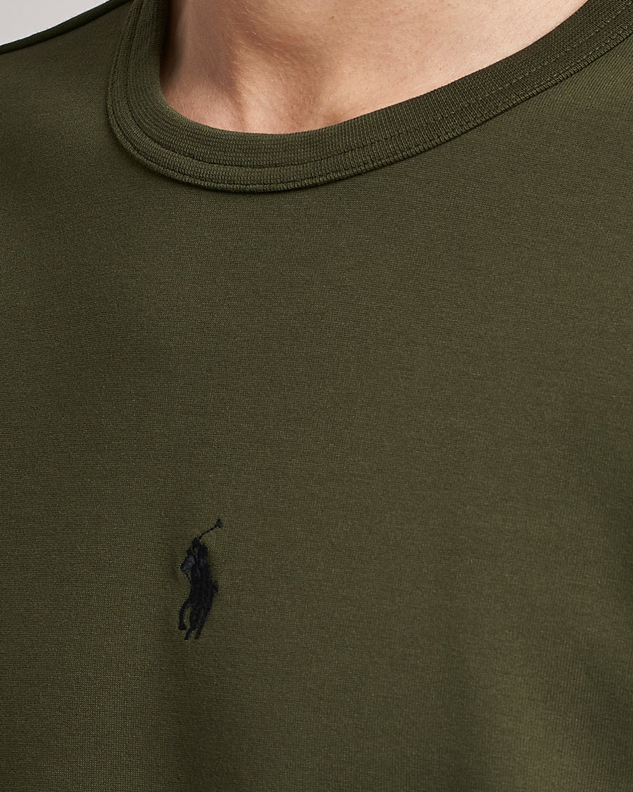 Herr | Tröjor | Polo Ralph Lauren | Double Knit Center Logo Sweatshirt Company Olive