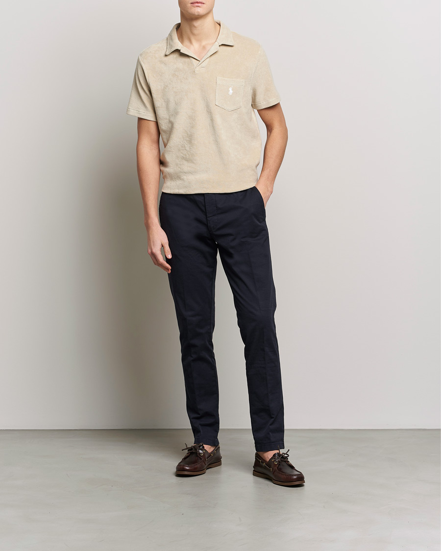 Herr | Pikéer | Polo Ralph Lauren | Cotton Terry Polo Spring Beige