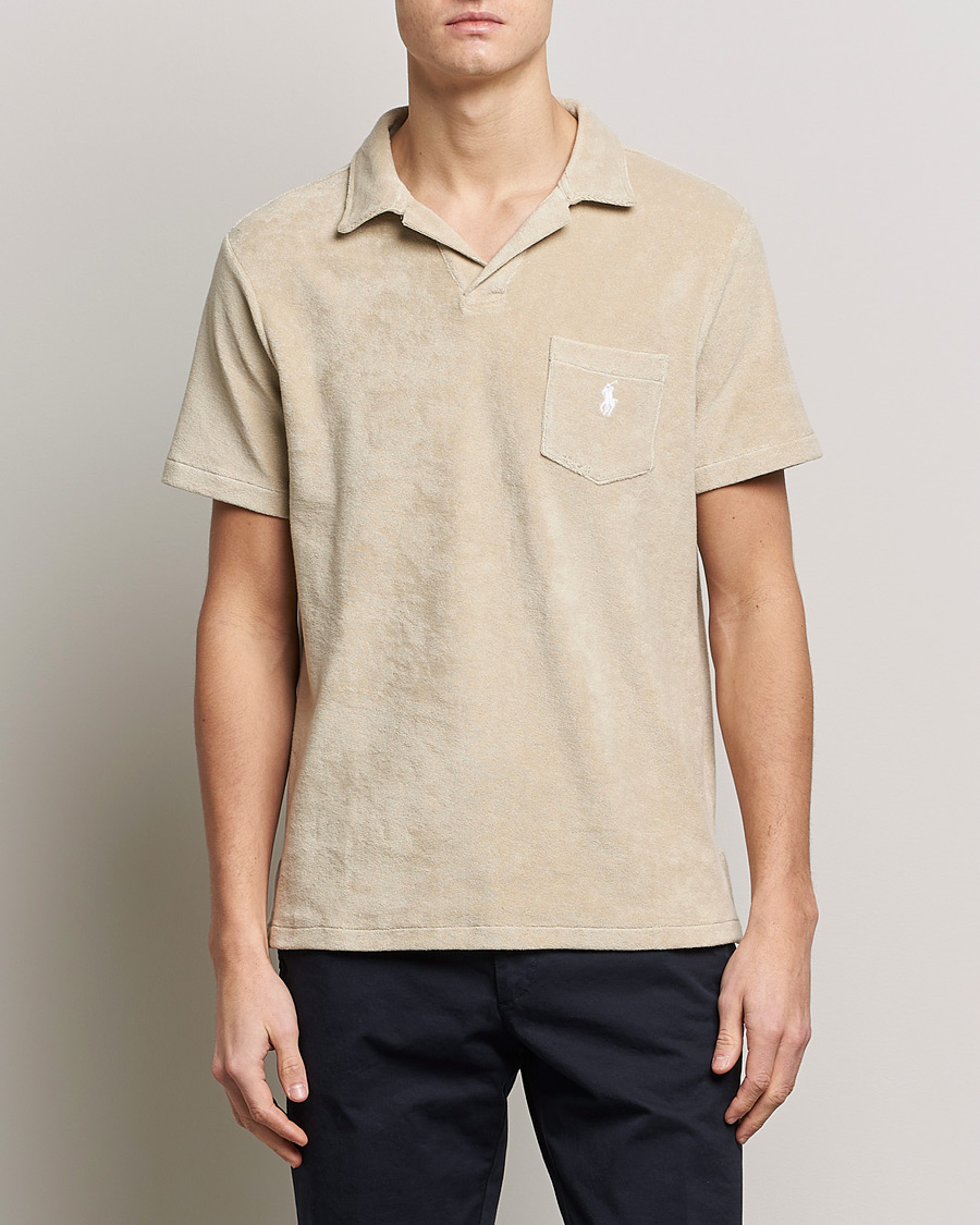 Herr | Pikéer | Polo Ralph Lauren | Cotton Terry Polo Spring Beige