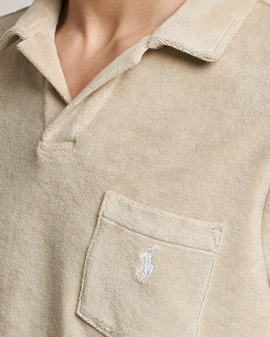 Herr | Pikéer | Polo Ralph Lauren | Cotton Terry Polo Spring Beige