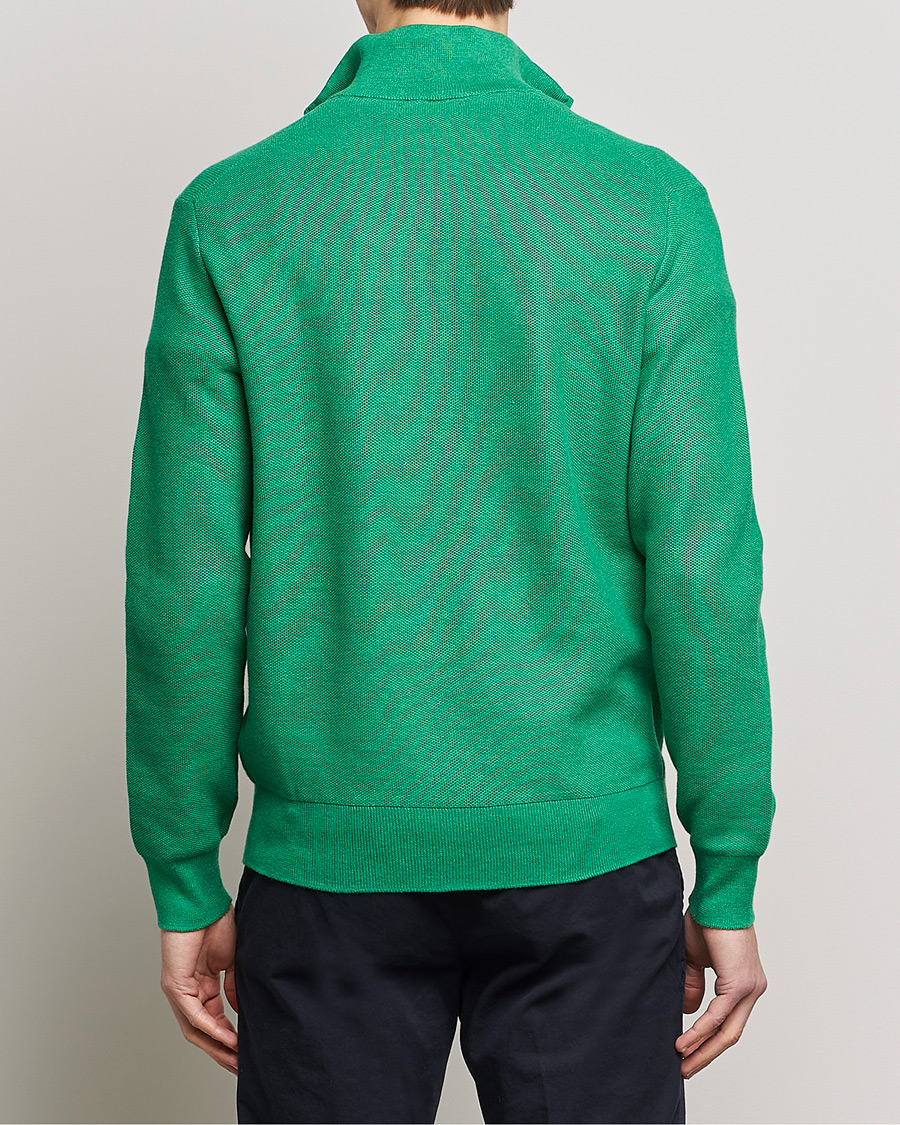 Herr | Tröjor | Polo Ralph Lauren | Textured Half-Zip Optic Green Heather