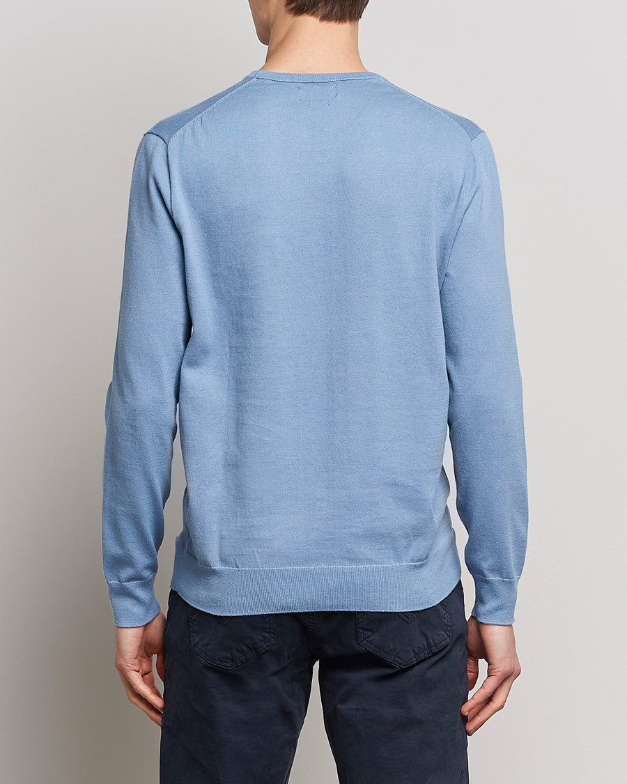 Herr | Tröjor | Polo Ralph Lauren | Cotton Crew Neck Sweater Channel Blue