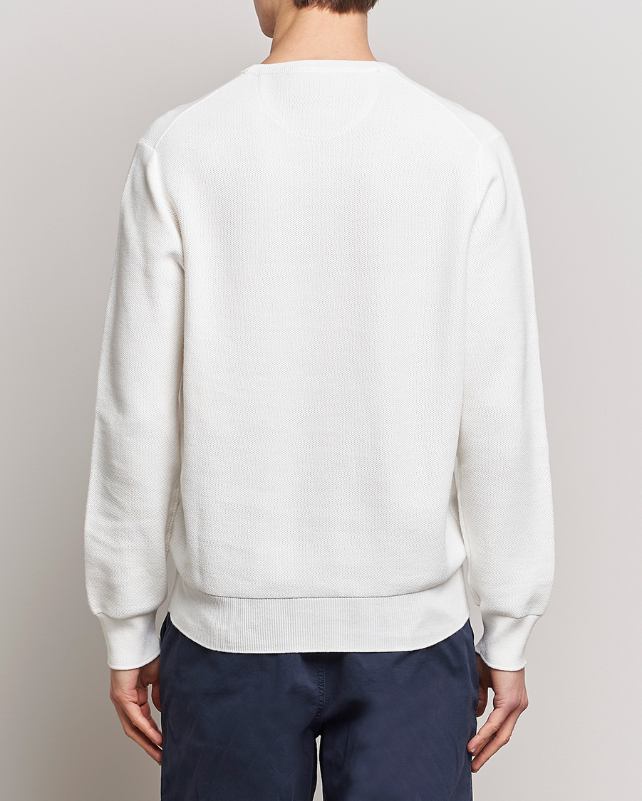 Herr | Tröjor | Polo Ralph Lauren | Textured Crew Neck Sweater Deckwash White