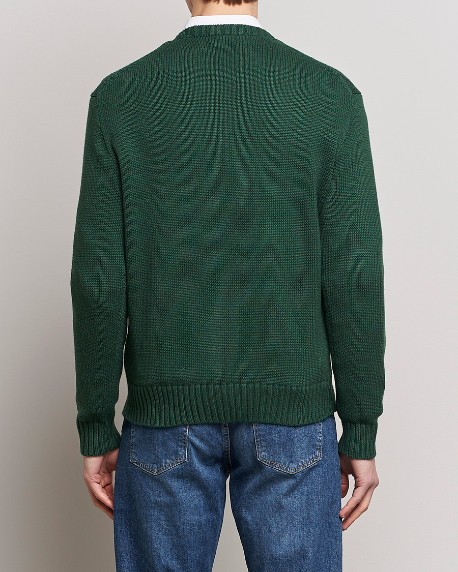 Herr | Tröjor | Polo Ralph Lauren | Knitted Crew Neck Bear Sweater New Forest Heather