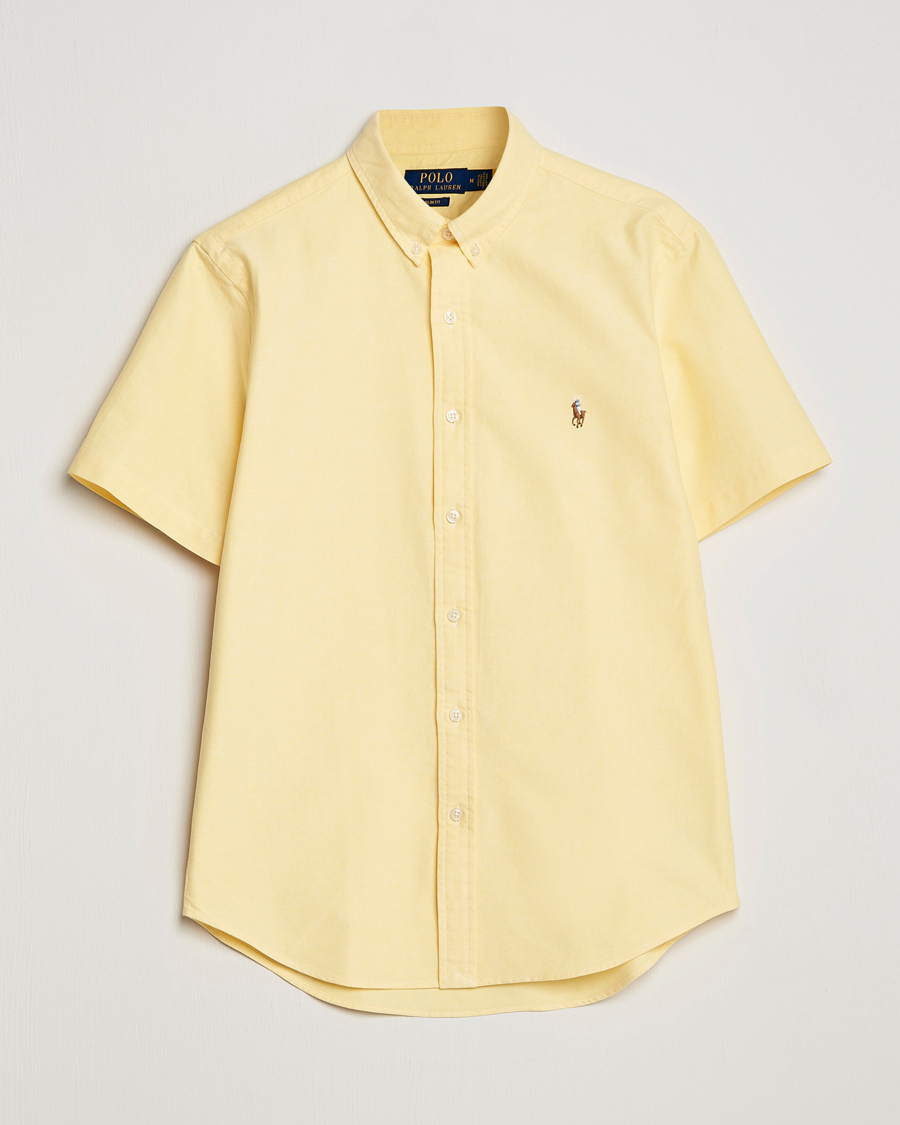 Herr | Skjortor | Polo Ralph Lauren | Slim Fit Oxford Short Sleeve Shirt Yellow