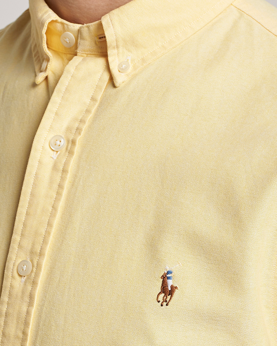 Herr | Skjortor | Polo Ralph Lauren | Slim Fit Oxford Short Sleeve Shirt Yellow