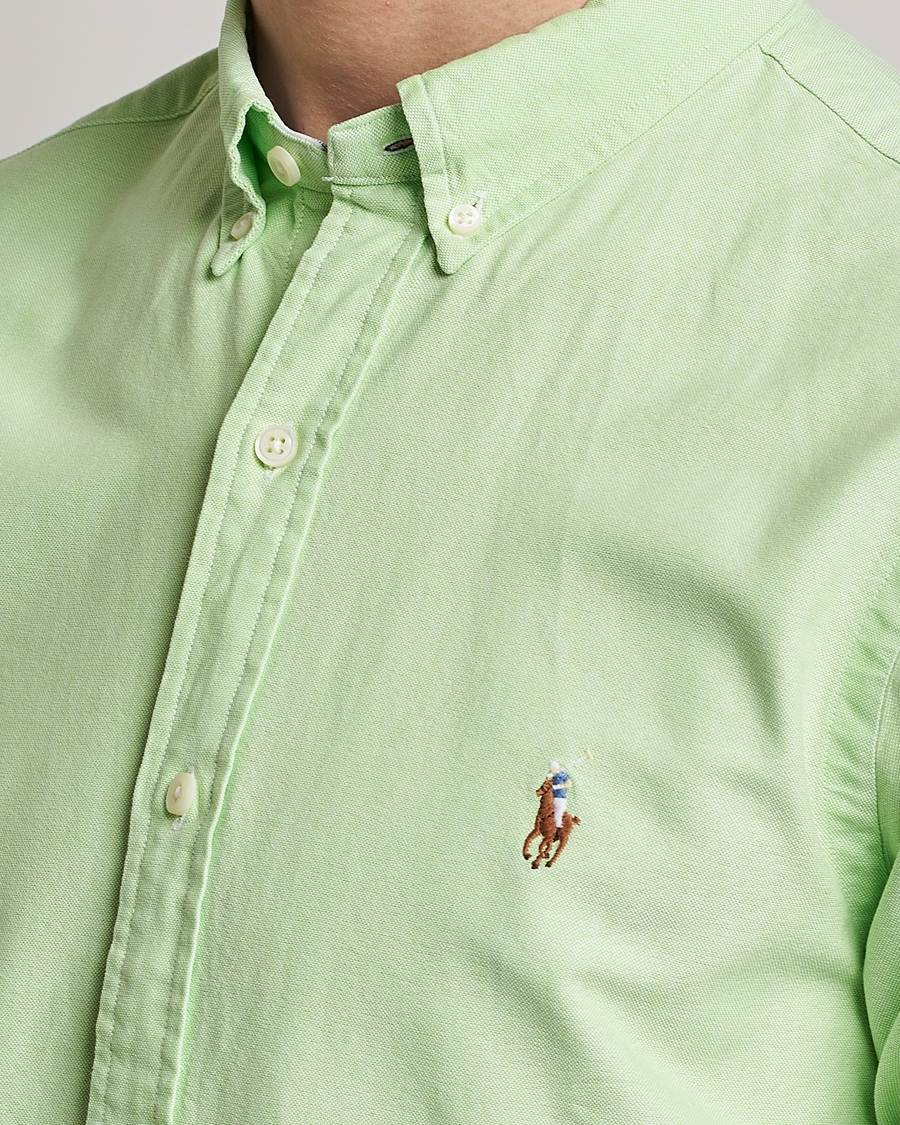 Herr | Skjortor | Polo Ralph Lauren | Slim Fit Oxford Button Down Shirt Oasis Green
