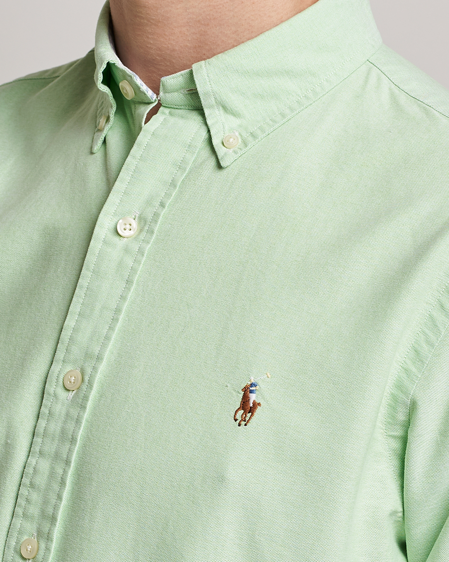 Herr | Skjortor | Polo Ralph Lauren | Custom Fit Oxford Button Down Shirt Oasis Green