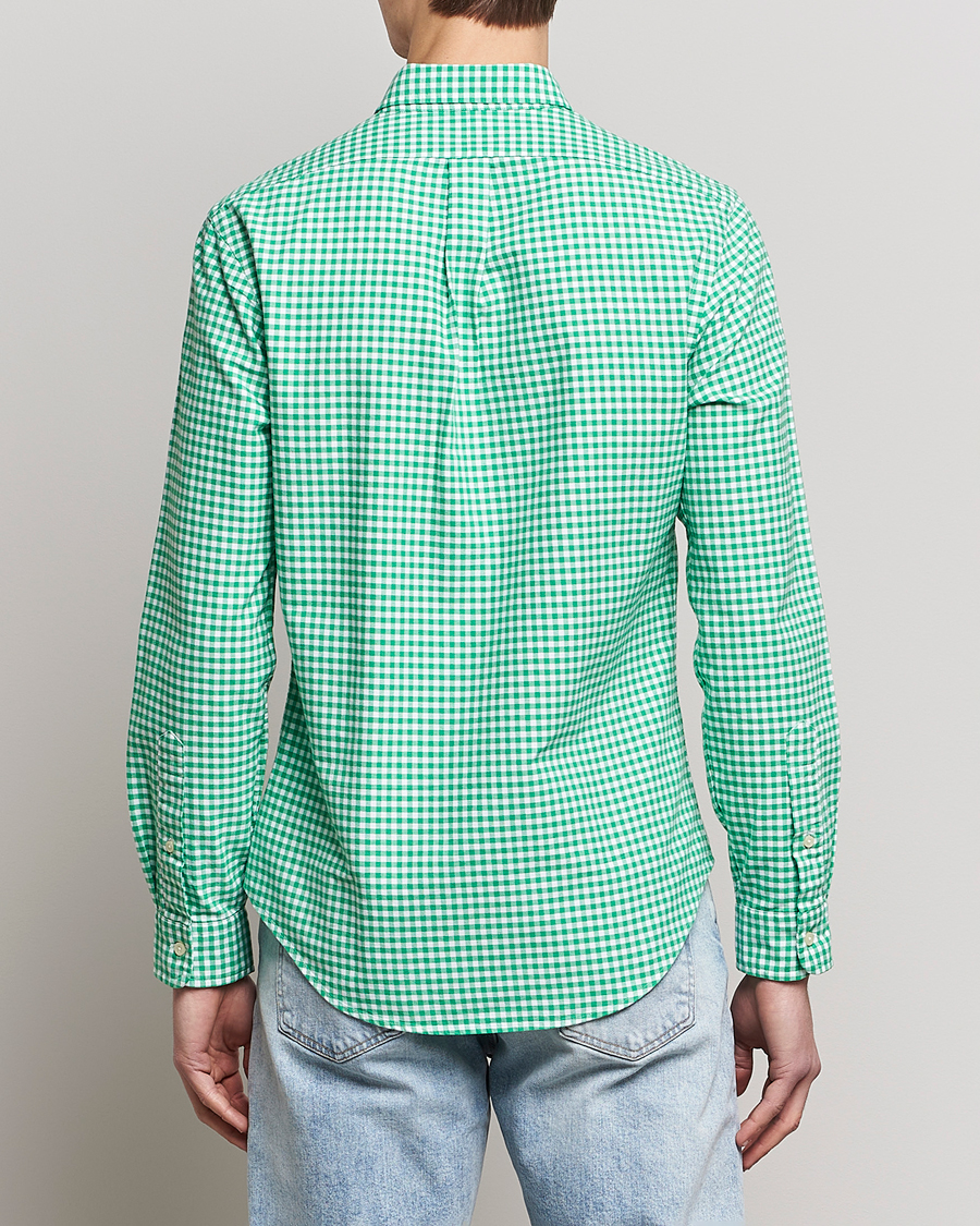 Herr | Skjortor | Polo Ralph Lauren | Slim Fit Oxford Checked Shirt Emerald/White